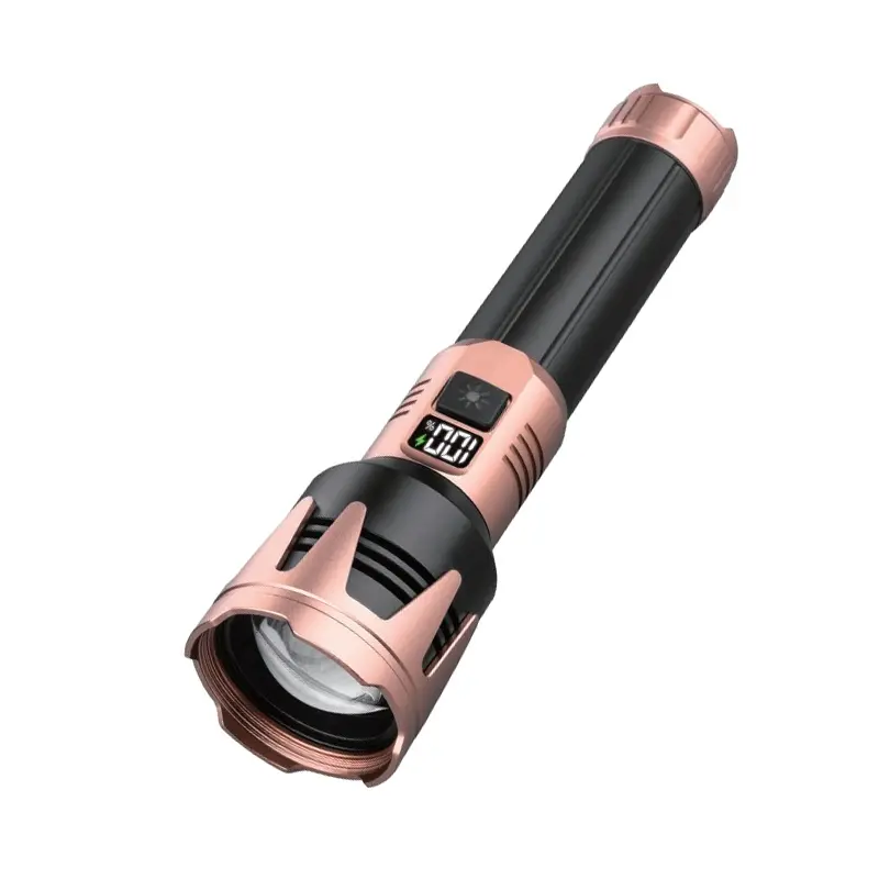 Tehokas ladattava LED-taskulamppu
