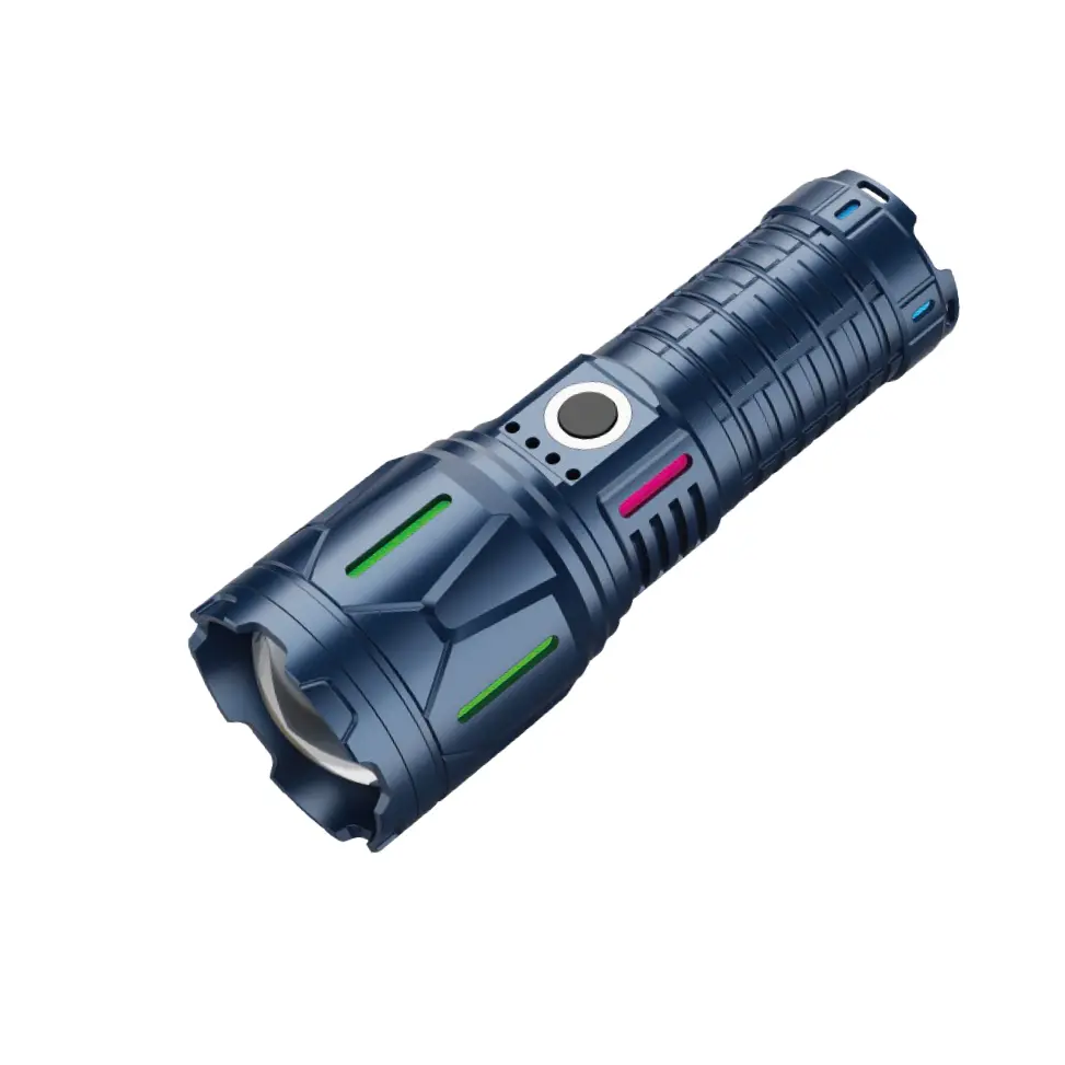 Ladattava 10 W Tactical High Brightness EDC-taskulamppu