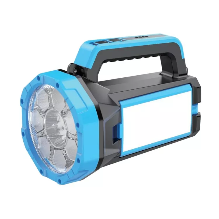 Tehokas aurinkoenergialla ladattava LED-kohdevalo