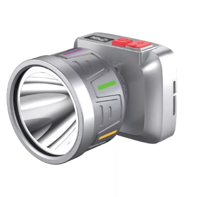 Valkoinen Ladattava laser-LED-otsalappu, korkea kirkkaus